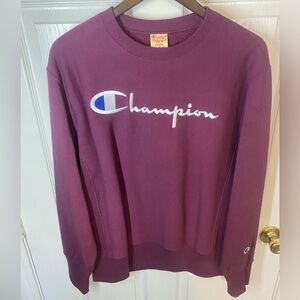 Champion logo script sweatshirt